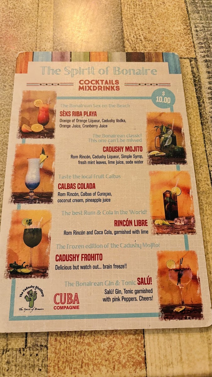 Menu Cuba Compagnie-2